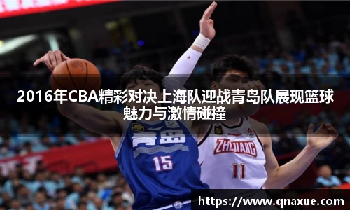 2016年CBA精彩对决上海队迎战青岛队展现篮球魅力与激情碰撞