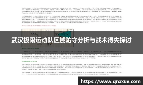 武汉极限运动队区域防守分析与战术得失探讨